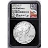 Image 1 : 2023-S $1 Proof American Silver Eagle Coin NGC PF70 Ultra Cameo FDOI Iskowitz Signed