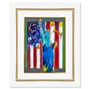 Image 1 : Peter Max "United we Stand" Original Mixed Media on Paper