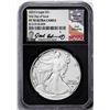 Image 1 : 2023-S $1 Proof American Silver Eagle Coin NGC PF70 Ultra Cameo FDOI Iskowitz Signed
