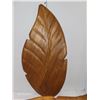 Image 2 : Set of 5 VERY Large Teak Palm Leaf Serving Platters - Very Nice!