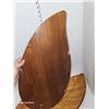 Image 3 : Set of 5 VERY Large Teak Palm Leaf Serving Platters - Very Nice!