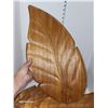 Image 5 : Set of 5 VERY Large Teak Palm Leaf Serving Platters - Very Nice!