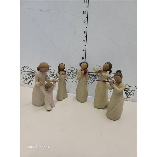 Lot of 5 Willow Tree Angels