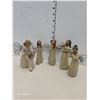 Image 1 : Lot of 5 Willow Tree Angels