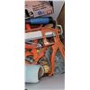 Image 5 : Box Full of Drywall & Reno Tools Including 2 New Drywall Saws