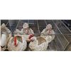 Image 4 : Lot of 4 Blow Mold Chicken Planters