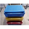 Image 2 : Tricolor Plastic Cabinet 24"L 16"W 24"H *Measurement Is Approximate*
