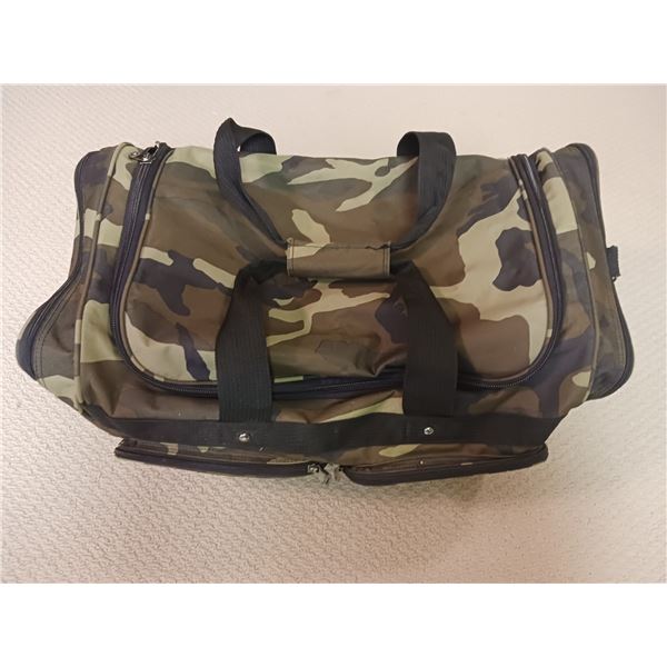 Camo Duffle Bag 23"L 13"W 14.5"H *Measurement Is Approximate*