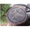 Image 2 : Two Water Barrels 24"D 32"H With Top Screens *Measurement Is Approximate*