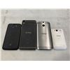 Image 2 : 4 HTC phones