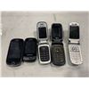 Image 2 : 2 Samsung slide phones, and 3 flips phones, Samsung, Motorola, Lg