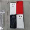 Image 2 : Samsung galaxy s6 edge, 2 Samsung galaxy s6, and Samsung galaxy A10 phones