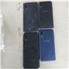 Image 2 : Samsung galaxy xcover, Samsung galaxy A02, and 2 Samsung galaxy A01 phones