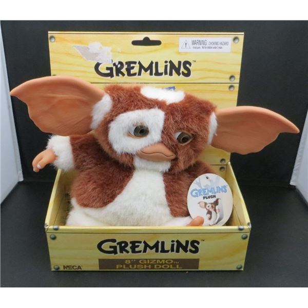 New Neca Gremlins 8 Inch Plush Gizmo Doll