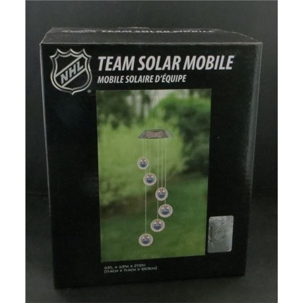 New Edmonton Oilers Team Solar Mobile 4.5  L x 4.5  W x 27.5  H