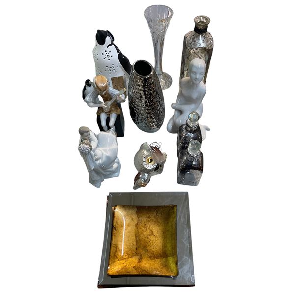 Group of decorative figurines & vases