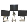 Image 1 : Group of 3 contemporary table lamps