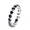 Image 2 : Very, Very, Very Rare Black (Dark Blue) Sapphire Ring in 14k Gold Plated 925 Sterling Silver â[x=#83