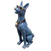 Image 2 : Blue Dog figurine 26in tall w/ decorative vase