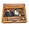 Image 2 : Group of assorted vintage & antique items - includes billiard balls / pens / cross pens / wooden box