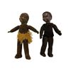 Image 2 : Group of 4 vintage dolls - includes bisque jointed wood arm & legs doll & 3 black dolls