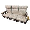 Image 2 : Vintage 3 seater sofa w/ tufted back cushions - approx. 71in W x 32in D x 37in H