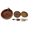 Image 2 : Large group of assorted - includes McMaster craft pottery cowboy boot / wood nut cracker bowl etc
