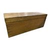 Image 2 : Vintage 1950's wooden trunk - approx. 30in x 11in x 12in height