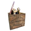 Image 1 : 1940s Vintage Canadian BUtter Saskatchewan Co-op 56lbs wooden crate with assorted contents