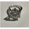 Image 2 : 10.00 CT GRA Certified Round Brilliant Cut Moissanite Stone VVS D Colour Set in 925 Silver Ring 7 Ap