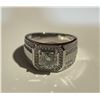 Image 2 : 1.00 CT GRA Certified Round Brilliant Cut Moissanite Stone VVS D Colour Set in Center w/84 CZ's Set
