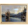 Image 2 : Framed painting "Desolation Sound" signed by John Horton