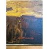 Image 2 : Vintage portrait of hand painted cheetah - approx 30 x 26"