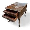 Image 2 : French Provincial style side table w/ 2 drawers - approx 27 x 20 x 24" H