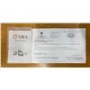 Image 2 : 1.00 CT GRA CERTIFIED MOISSANITE VVS D COLOR WITH 38 ROUND CUT CUBIC ZIRCONIUM SET IN SQUARE HALO WI
