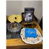 Image 3 : Group of assorted flatware & misc - includes Wine Aerator / bell / 2 brass butterflies