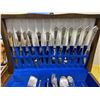 Image 8 : Group of assorted flatware & misc - includes Wine Aerator / bell / 2 brass butterflies