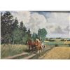 Image 2 : Vintage custom made signed oil painting on canvas