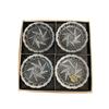 Image 2 : Group of assorted vintage flatware & crystal bohemia pinwheel coasters