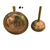 Image 2 : Group of 2 vintage items - includes clothing plunger & warming pan w/ long handle