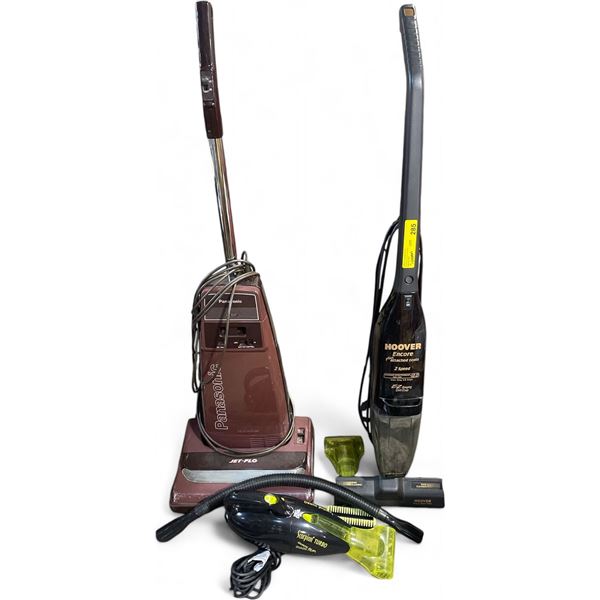 Group of 2 Vacuum's Including - Hoover Encore 2 Speed Portable Vacuum & Scorpion Turbo Quick Flip Po