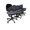 Image 2 : Set of 5 armless office chairs