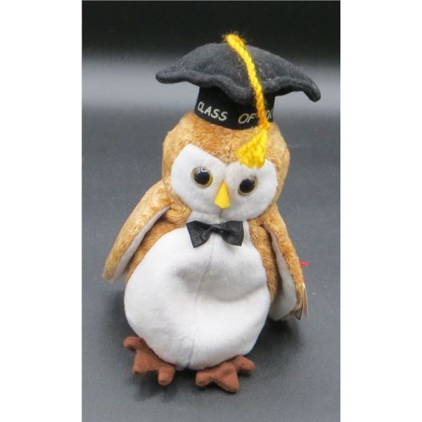2000 Ty Beanie Wisest Class of 2000 Owl