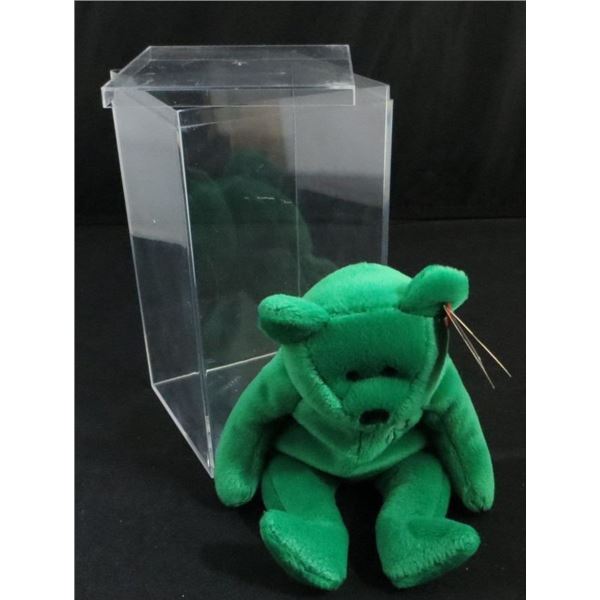 1997 Ty Beanie Bear Erin With Case