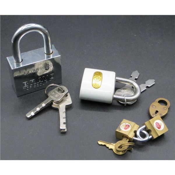 Various Locks With Keys
