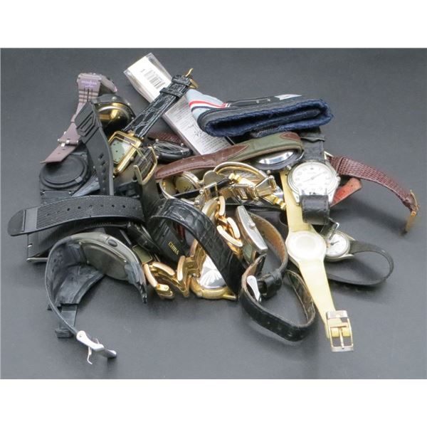 Large Collection Of Watches Men's & Women's Timex, Quartz, Cardinal & More