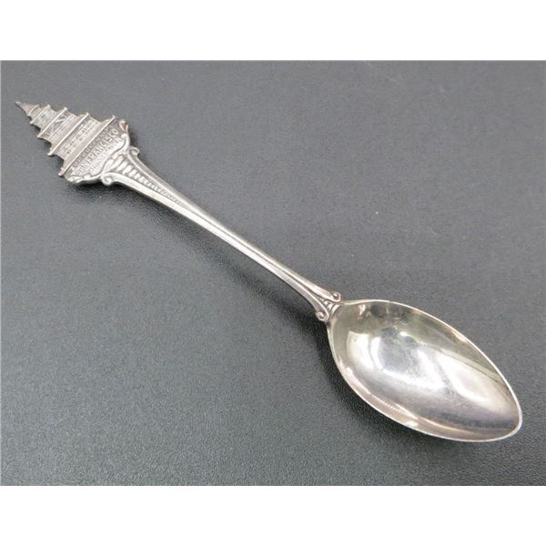 Vintage Silver Plated San Francisco Chinatown Collector Spoon