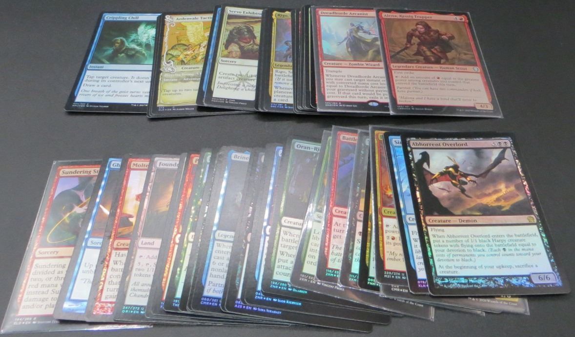 50 Foil MTG Cards includes Commons to Rares Various Sets & Colors