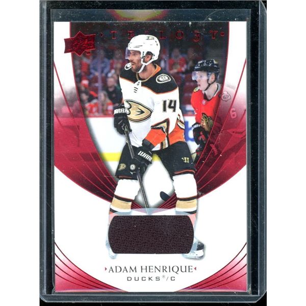 2020-21 Upper Deck Trilogy Red #31 Adam Henrique JSY