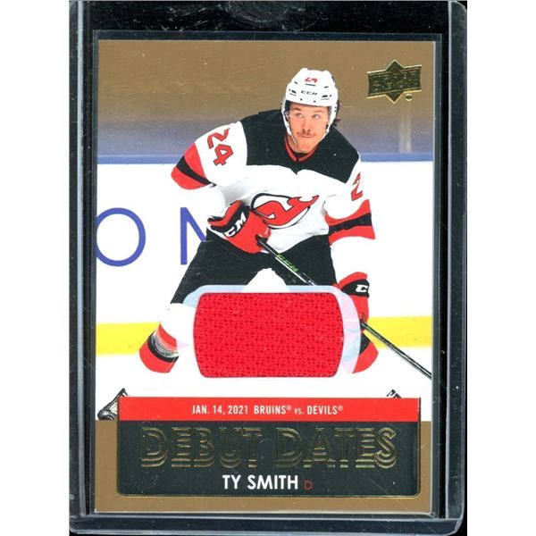 2021-22 Upper Deck Debut Dates Jerseys #DD8 Ty Smith